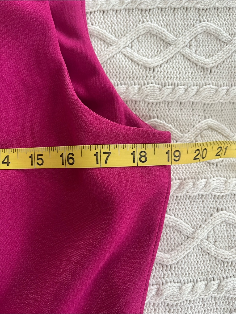 Tahari Fuchsia Dress Women's Sleeveless A-Line Dress Size 10 - Picture 4 of 15